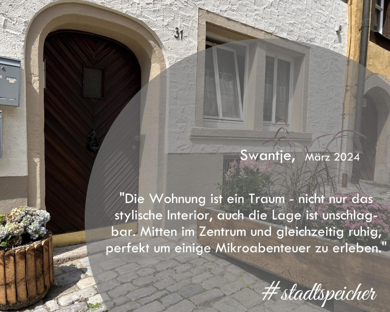 #Stadtspeicher - Gruener Stern Das Apartment Mitten In Der Altstadt Rothenburg ob der Tauber Ngoại thất bức ảnh